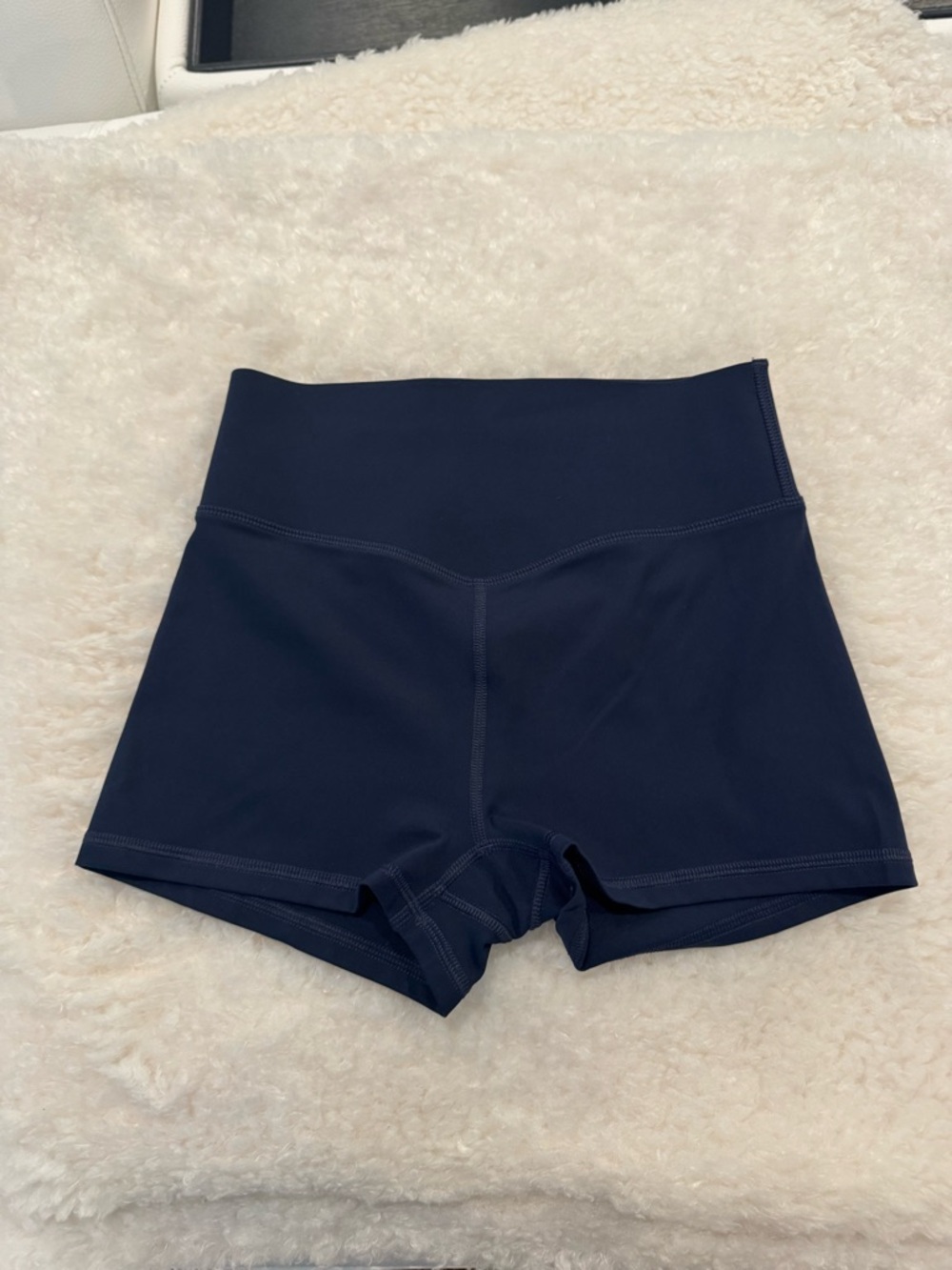 SOLD Fabletics PureLuxe High-Waisted TLC Short 4"- Navy NWOT
